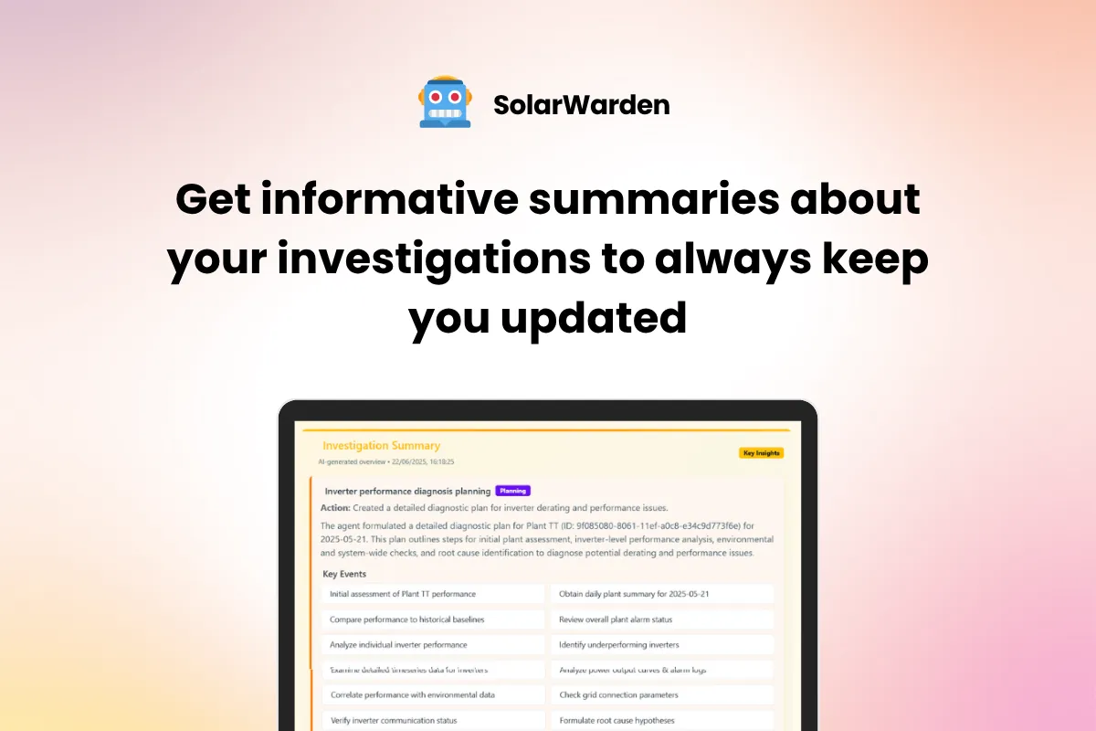 SolarWarden investigation summary