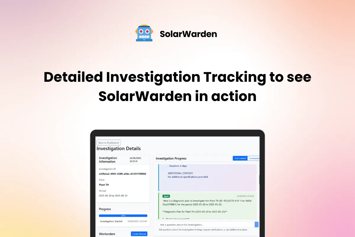 SolarWarden investigation trace